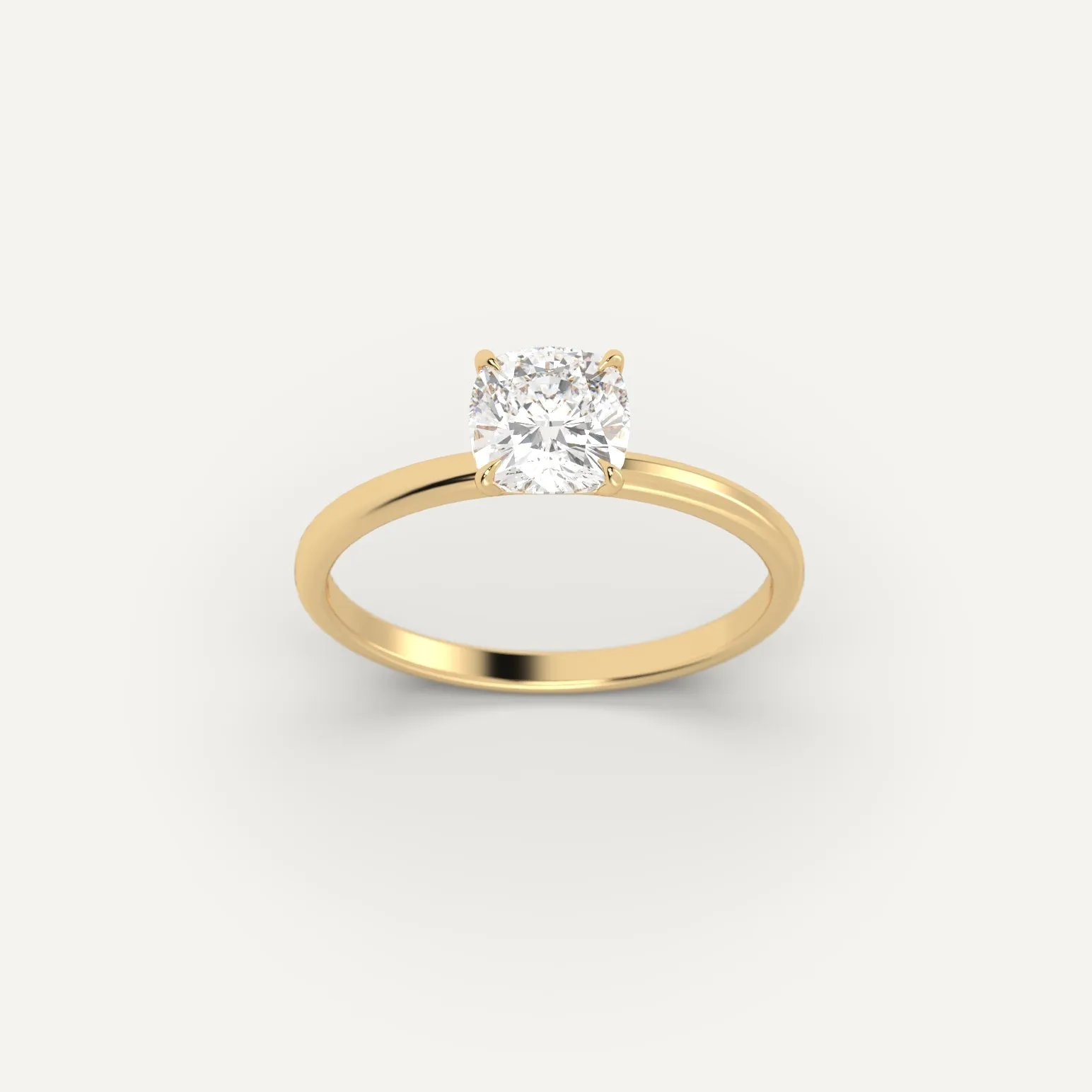 1 carat Cushion Cut Diamond Ring