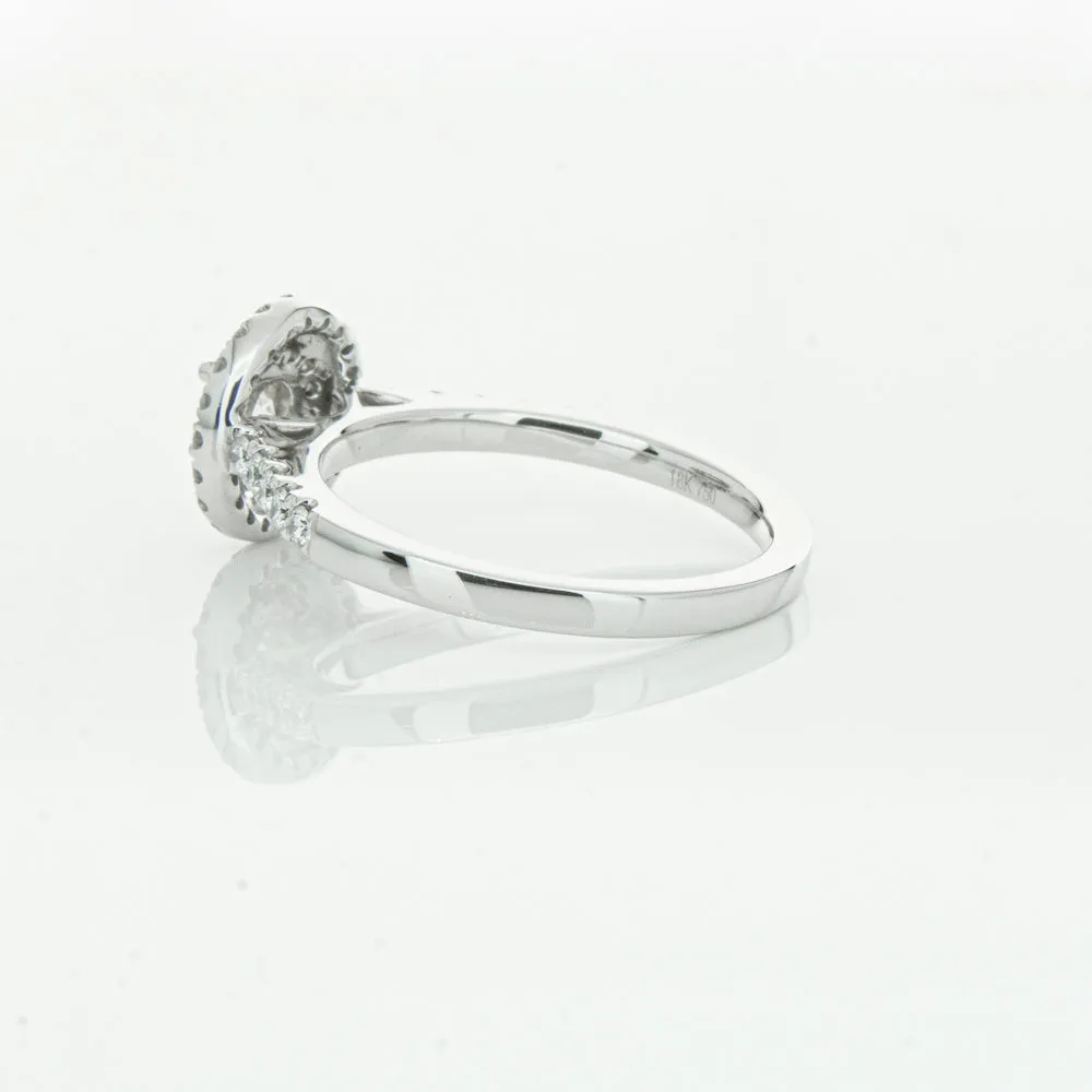 18ct White Gold .31ct Diamond Rosa Ring