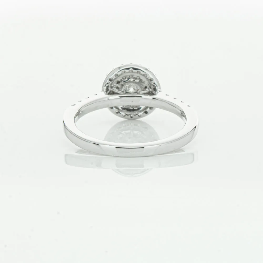 18ct White Gold .31ct Diamond Rosa Ring