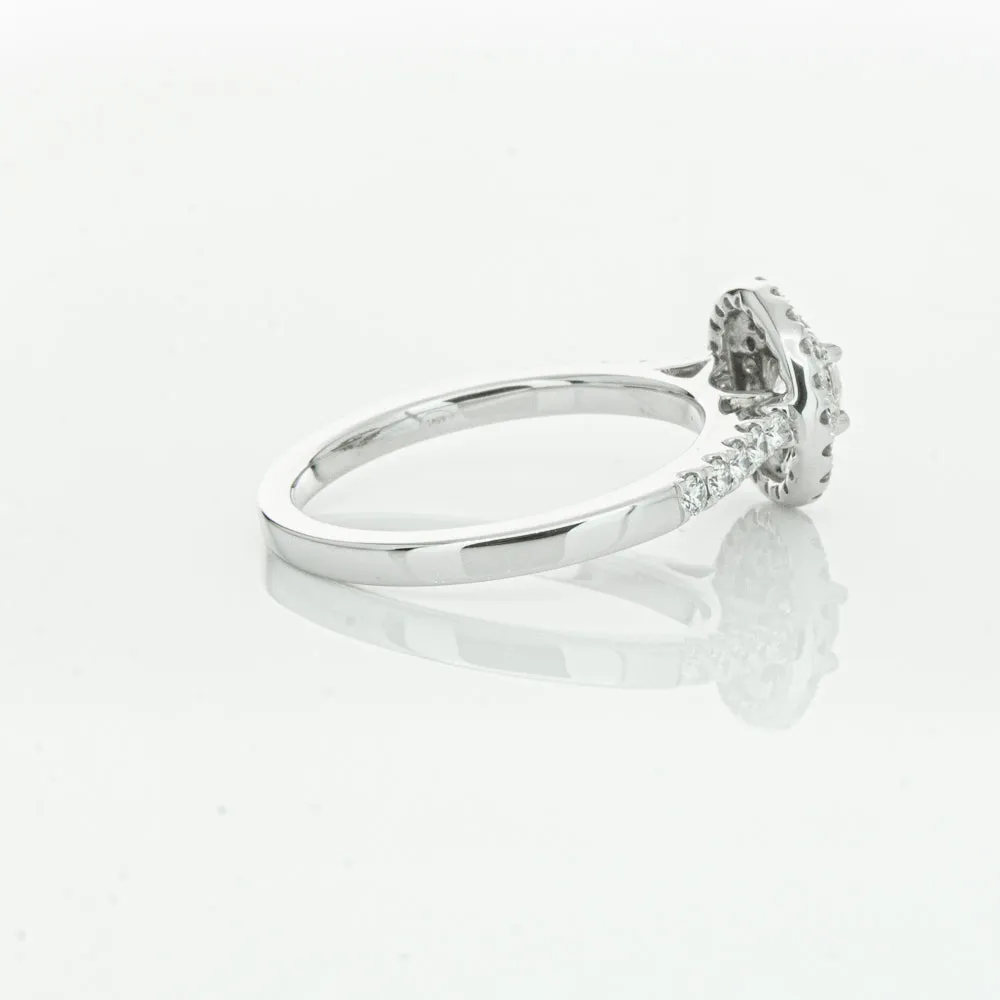 18ct White Gold .31ct Diamond Rosa Ring