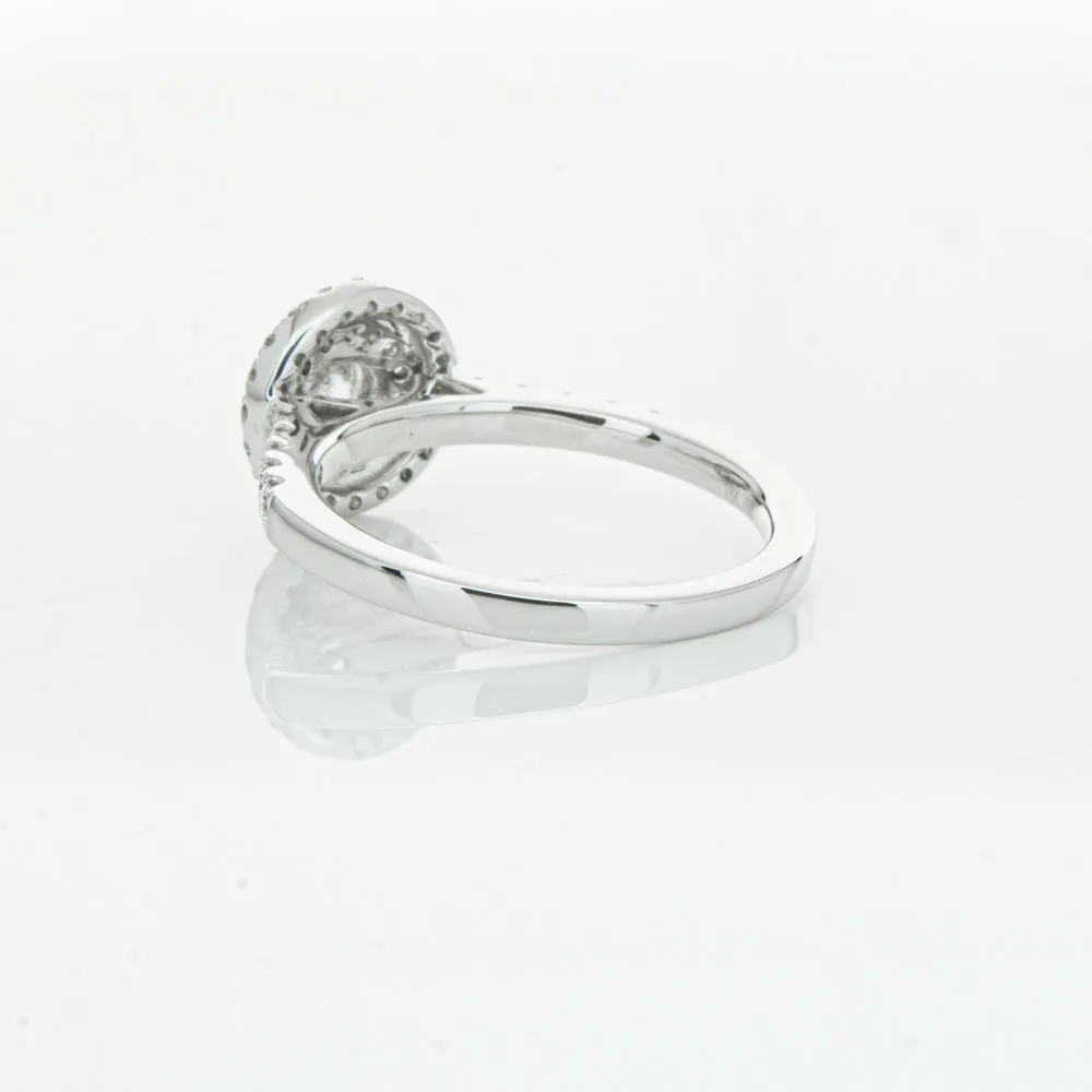 18ct White Gold .31ct Diamond Rosa Ring