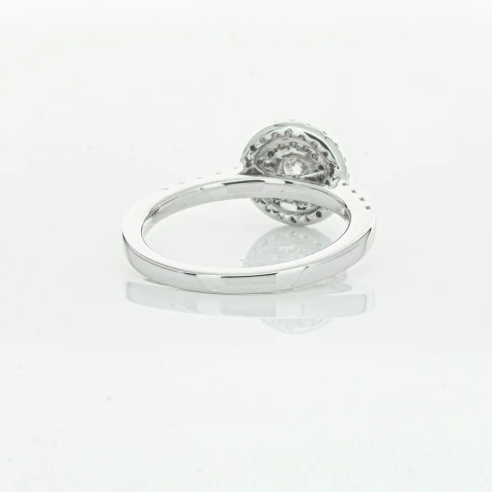 18ct White Gold .31ct Diamond Rosa Ring