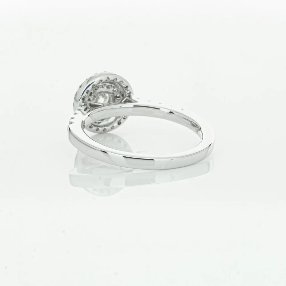 18ct White Gold .31ct Diamond Rosa Ring