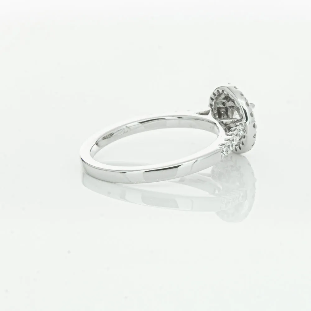 18ct White Gold .31ct Diamond Rosa Ring