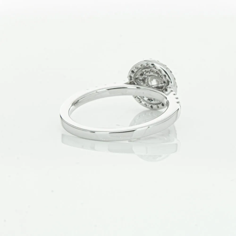 18ct White Gold .31ct Diamond Rosa Ring