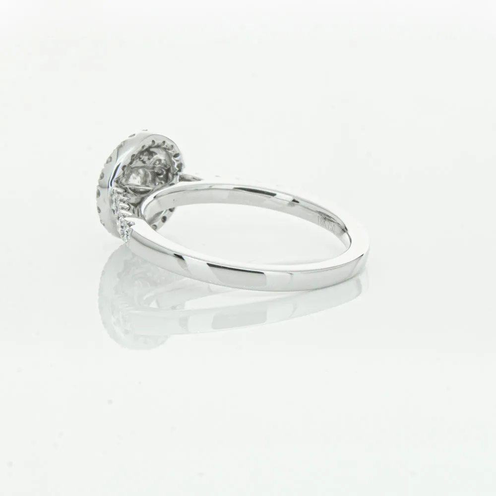 18ct White Gold .31ct Diamond Rosa Ring