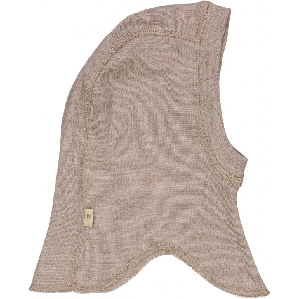 2 Wool Balaclava Felix - clay khaki