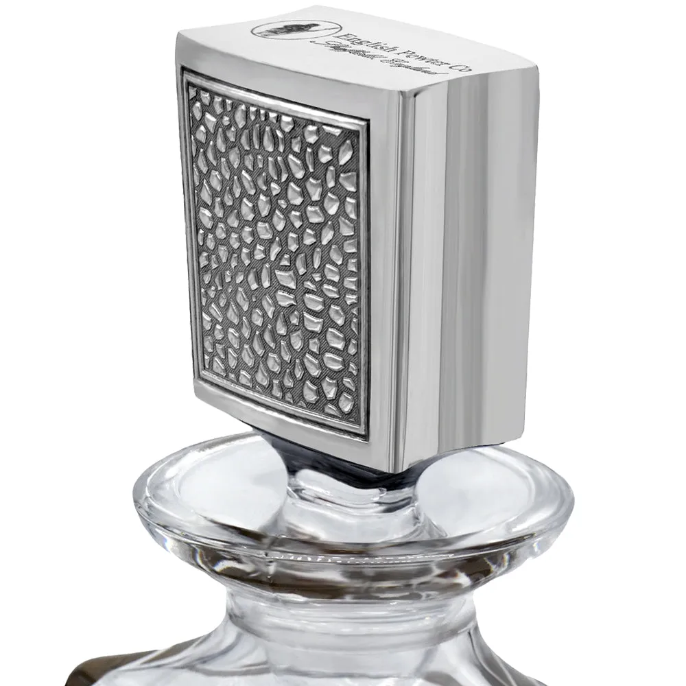 600ml Whisky, Wine & Spirit MANHATTAN MEDIUM PEWTER DECANTER