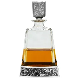 600ml Whisky, Wine & Spirit MANHATTAN MEDIUM PEWTER DECANTER