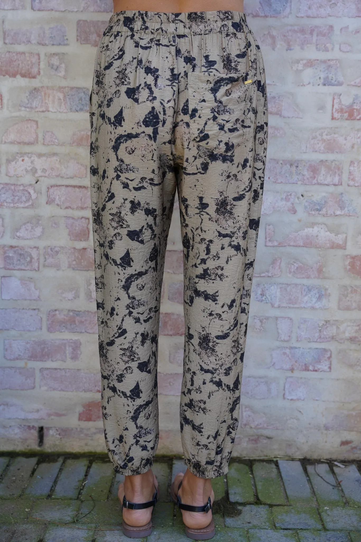 Abstract Print PJ Pants