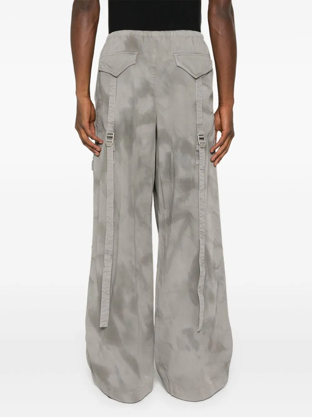 ACNE STUDIOS Urban Edge Dyed Cargo Pants with Adjustable Straps