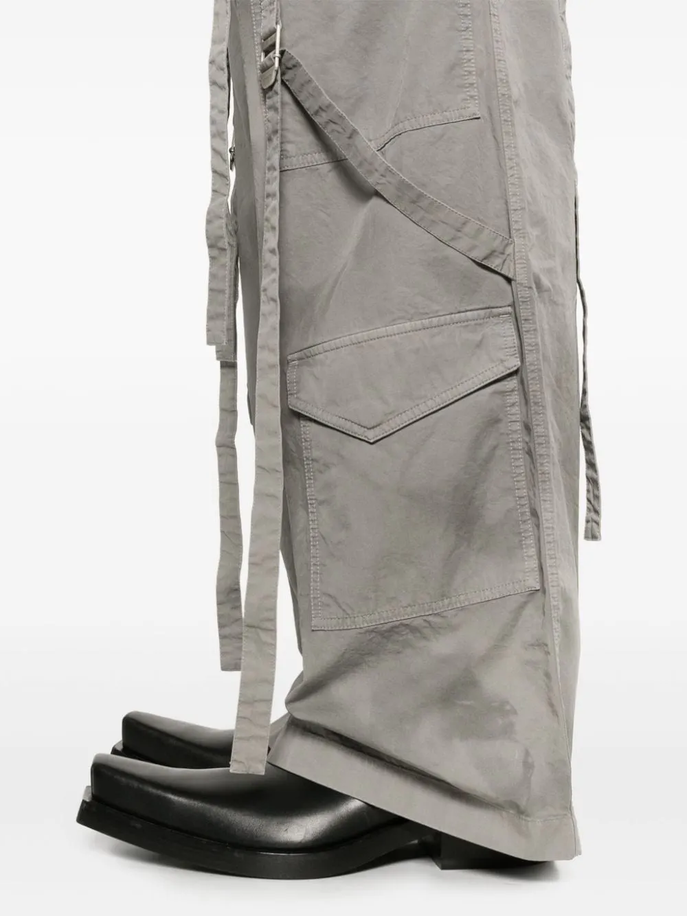 ACNE STUDIOS Urban Edge Dyed Cargo Pants with Adjustable Straps