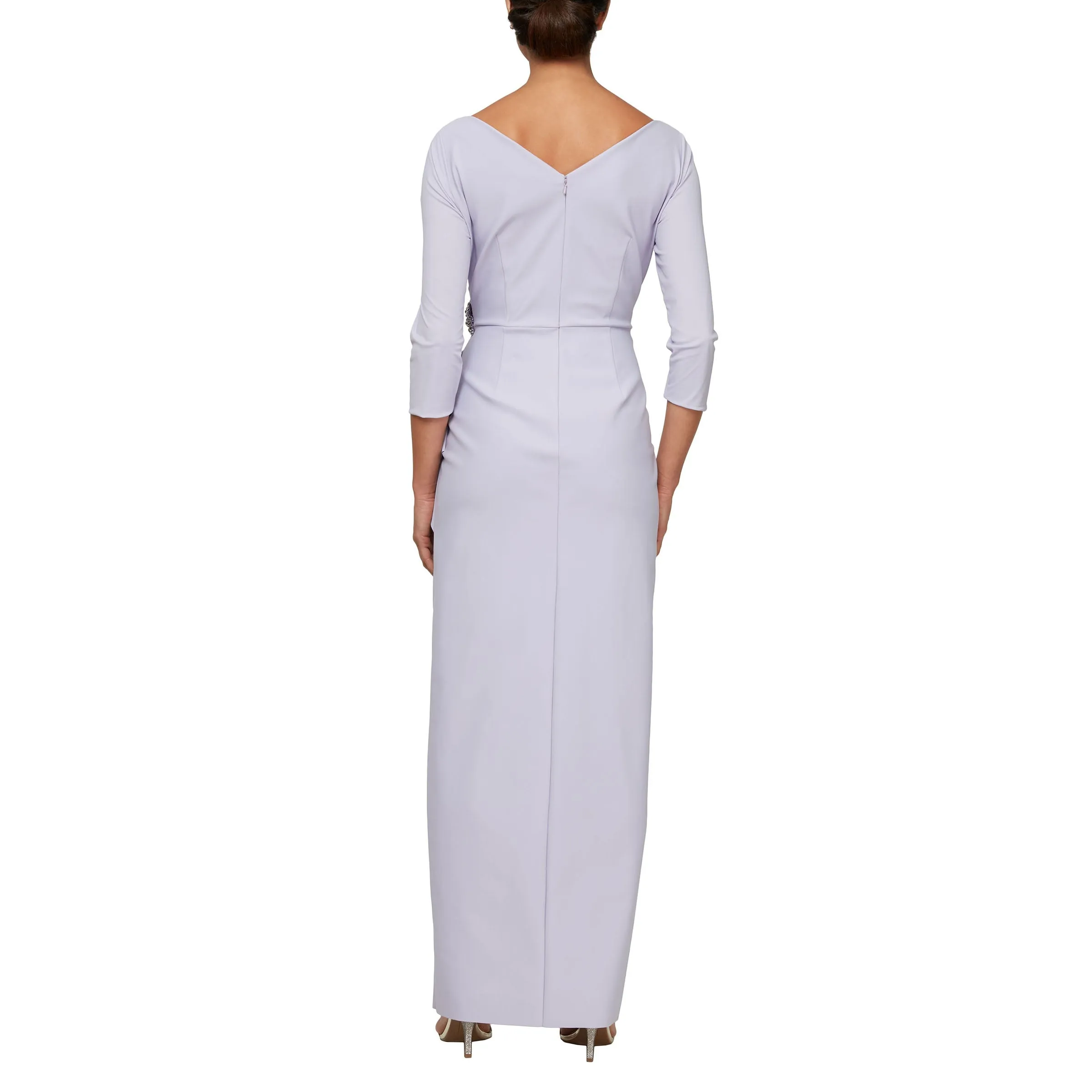 Alex Evenings 8134310 Mother of the Bride Long Formal Dress