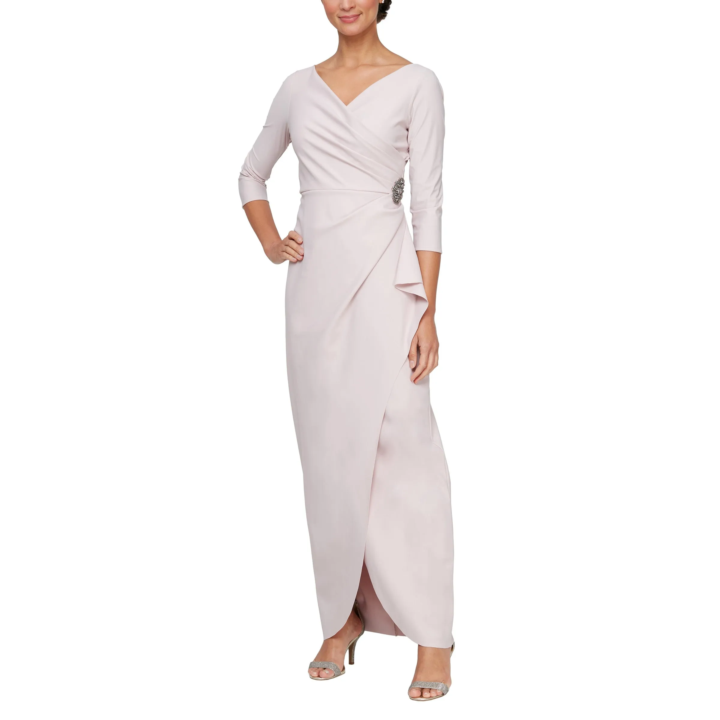 Alex Evenings 8134310 Mother of the Bride Long Formal Dress