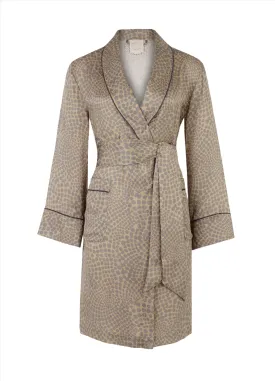 ALIX SILK SHORT ROBE - Archive