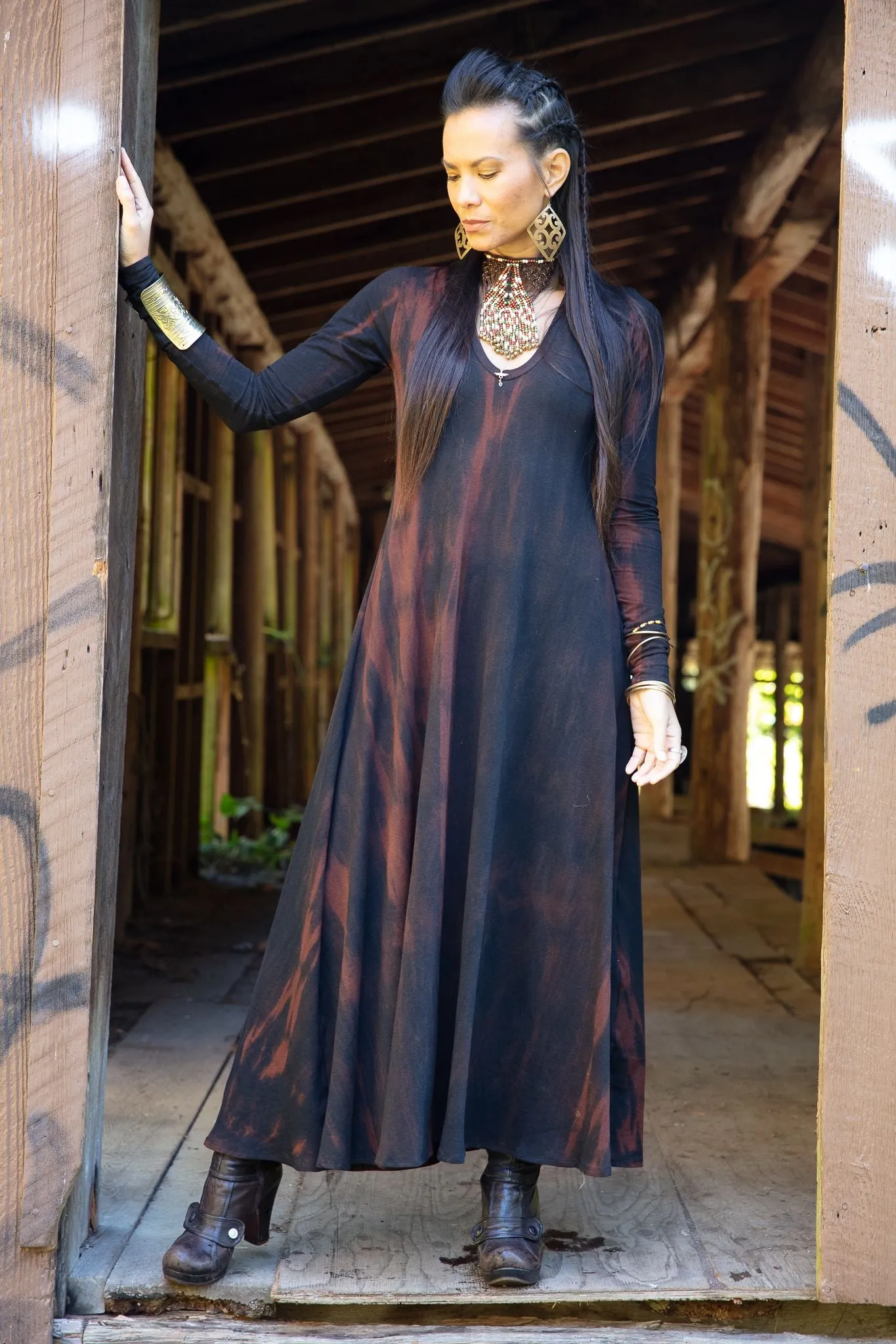 Amber Dress - Shibori