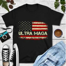 American Flag Ultra Maga T-Shirt