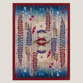 Amytis Indigo Throw - Christian Lacroix