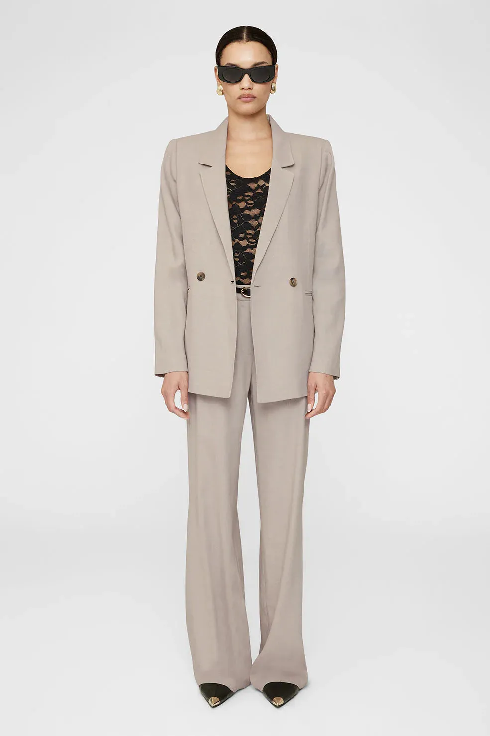 Anine Bing Diana Blazer - Beige