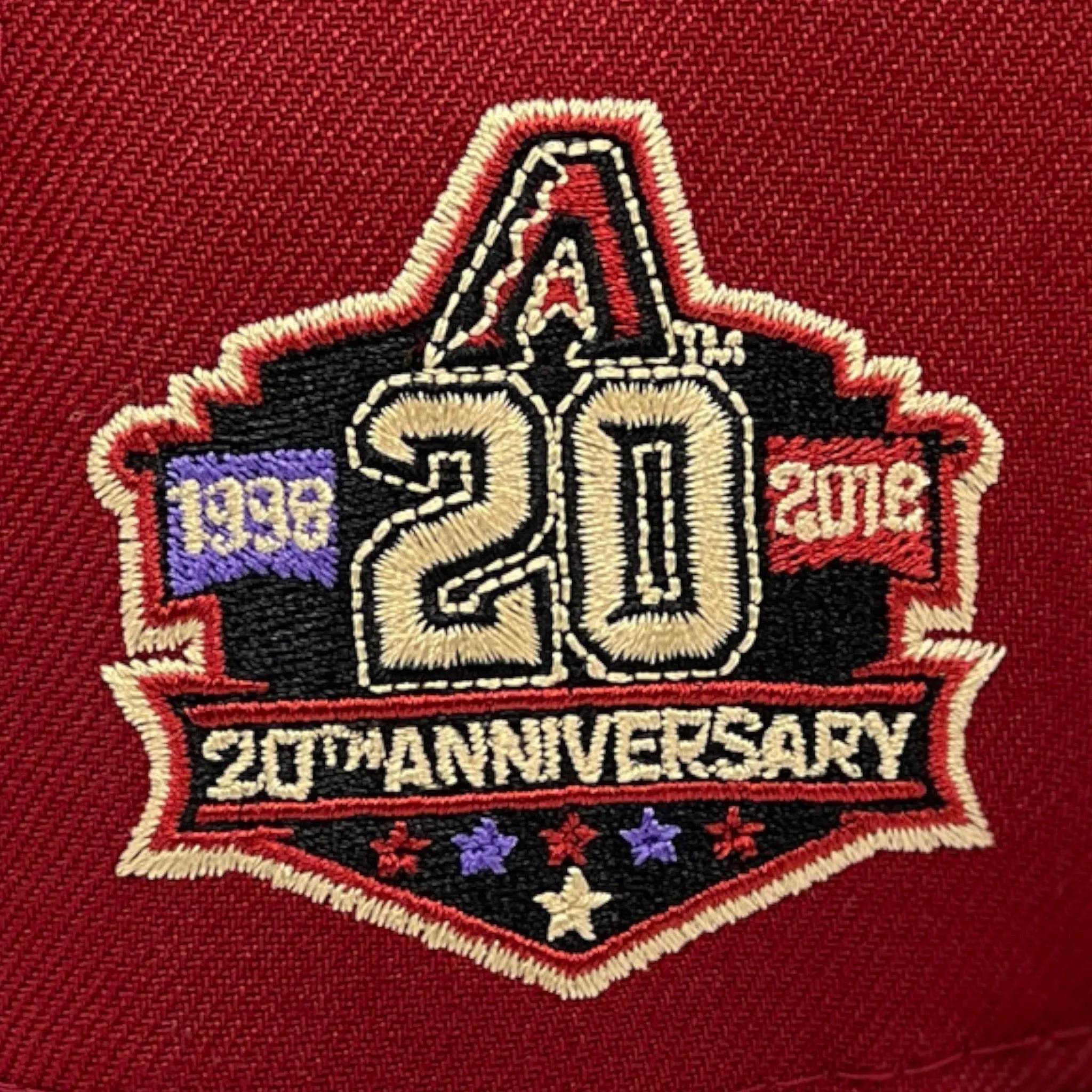 ARIZONA DIAMONDBACKS (H-RED) 20TH ANNIVERSARY NEW ERA 59FIFTY FITTED (GREY BRIM)