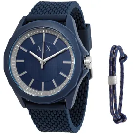 Armani Exchange Drexler Quartz Blue Dial Men's Watch AX7118