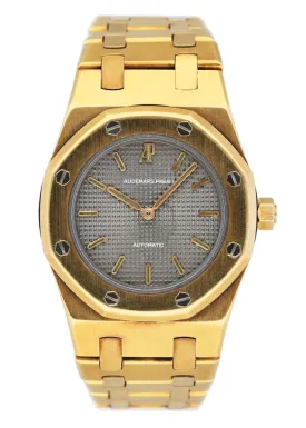 Audemars Piguet Royal Oak Gray Dial 18K Yellow Gold Ladies Watch