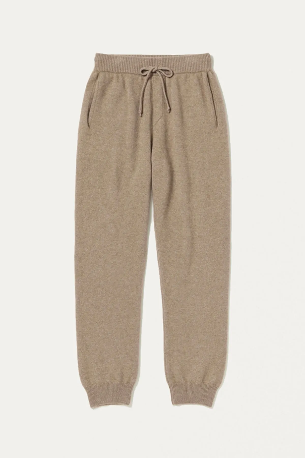 Baby Cashmere Knit Pants - Natural Brown