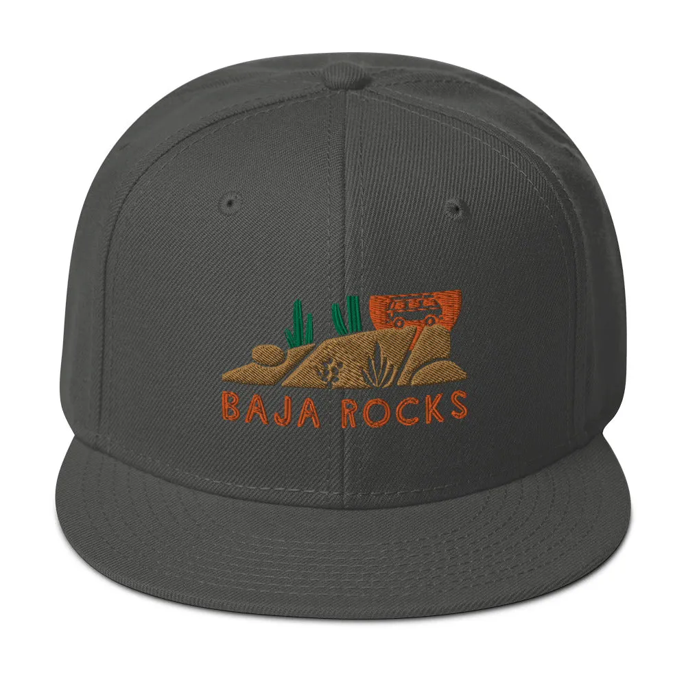 Baja Rocks Snapback Hat