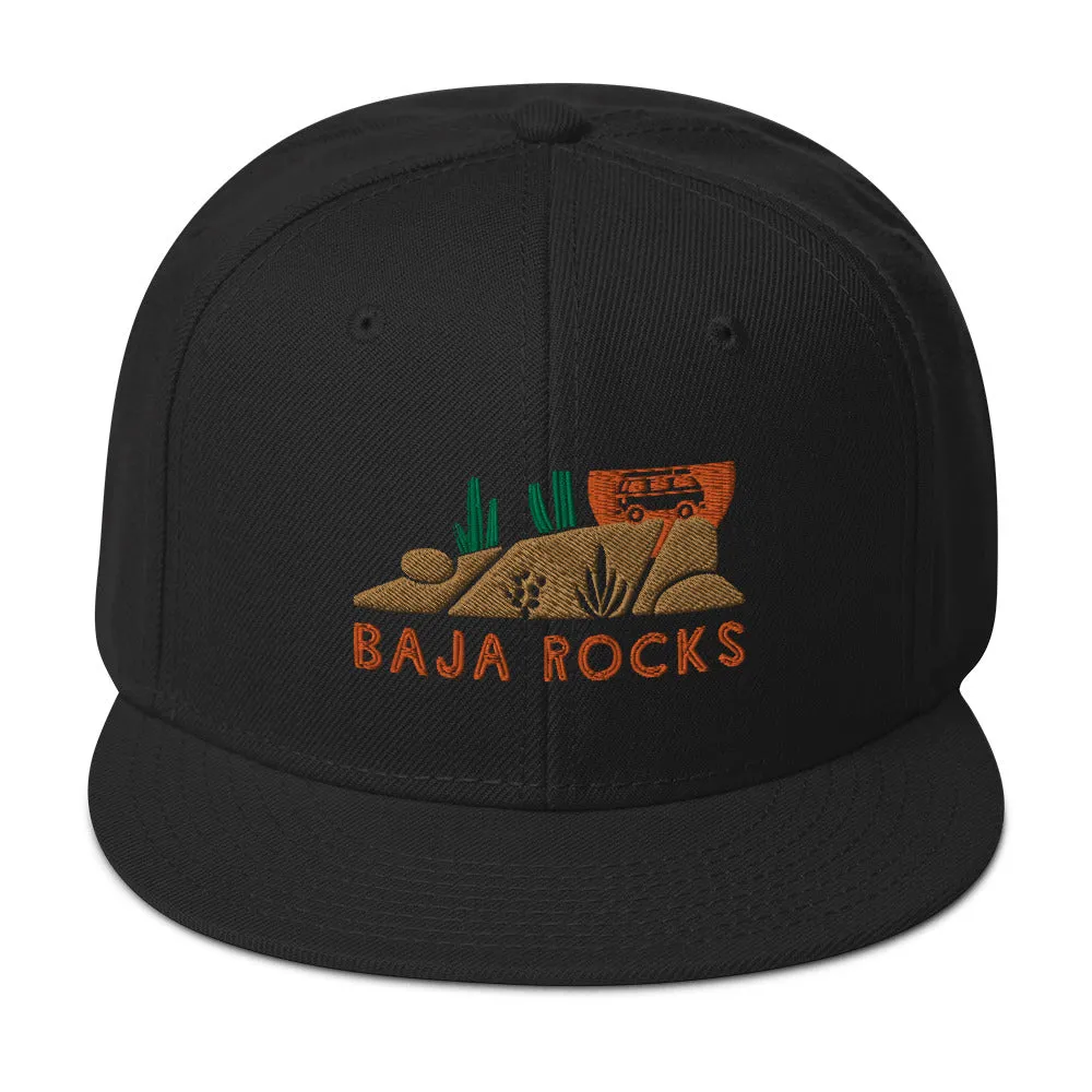 Baja Rocks Snapback Hat