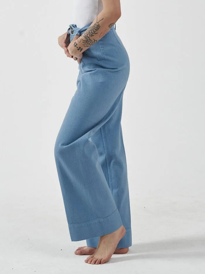 Belle Full Length Chino - Powder Blue