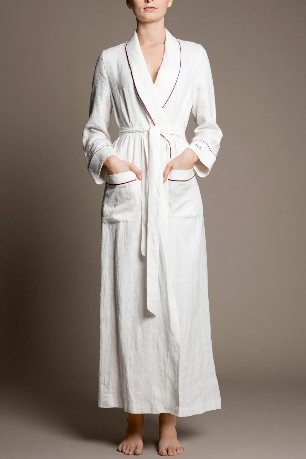 BIANCA LINEN ROBE