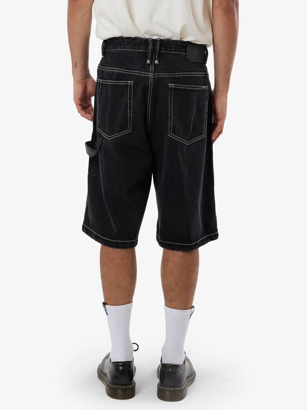 Big Slacker Denim Short - Aged Black