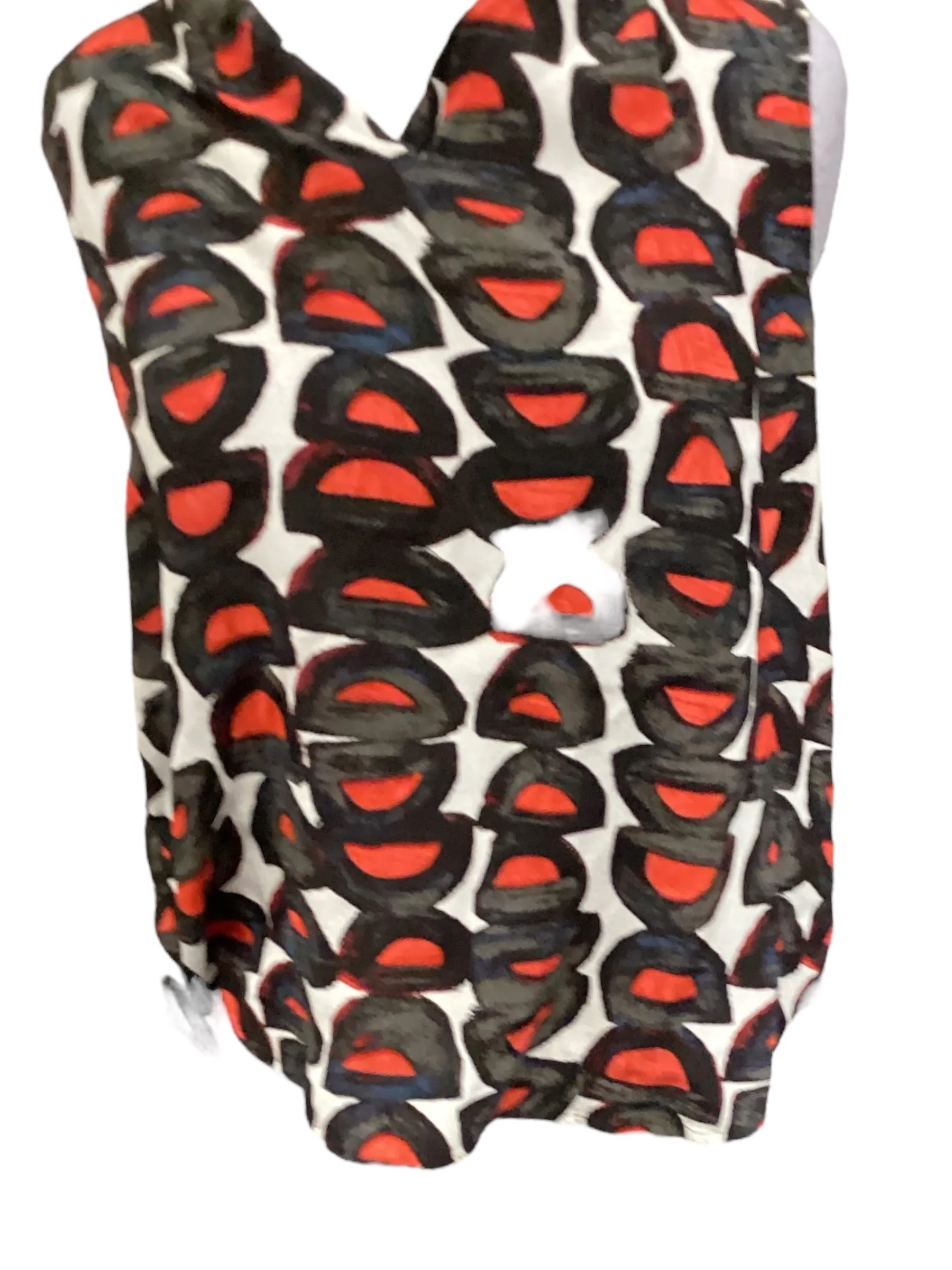 Black & Red Top Sleeveless Nic   Zoe, Size S