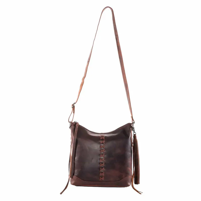 Blake Leather Concealed Carry Scooped Leather Crossbody Purse