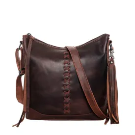 Blake Leather Concealed Carry Scooped Leather Crossbody Purse