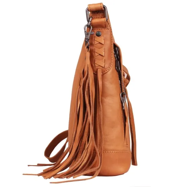 Blake Leather Concealed Carry Scooped Leather Crossbody Purse