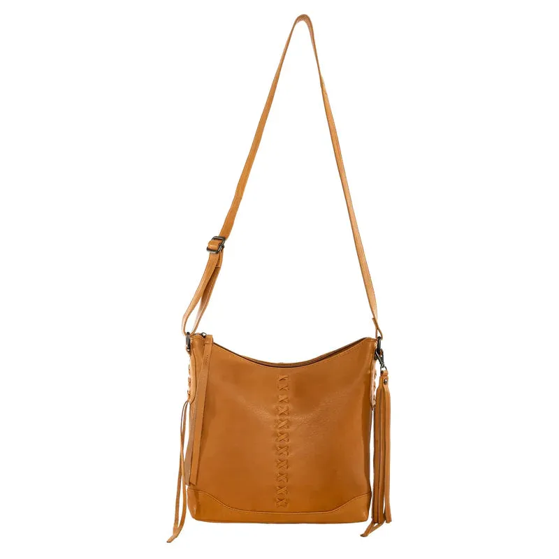 Blake Leather Concealed Carry Scooped Leather Crossbody Purse