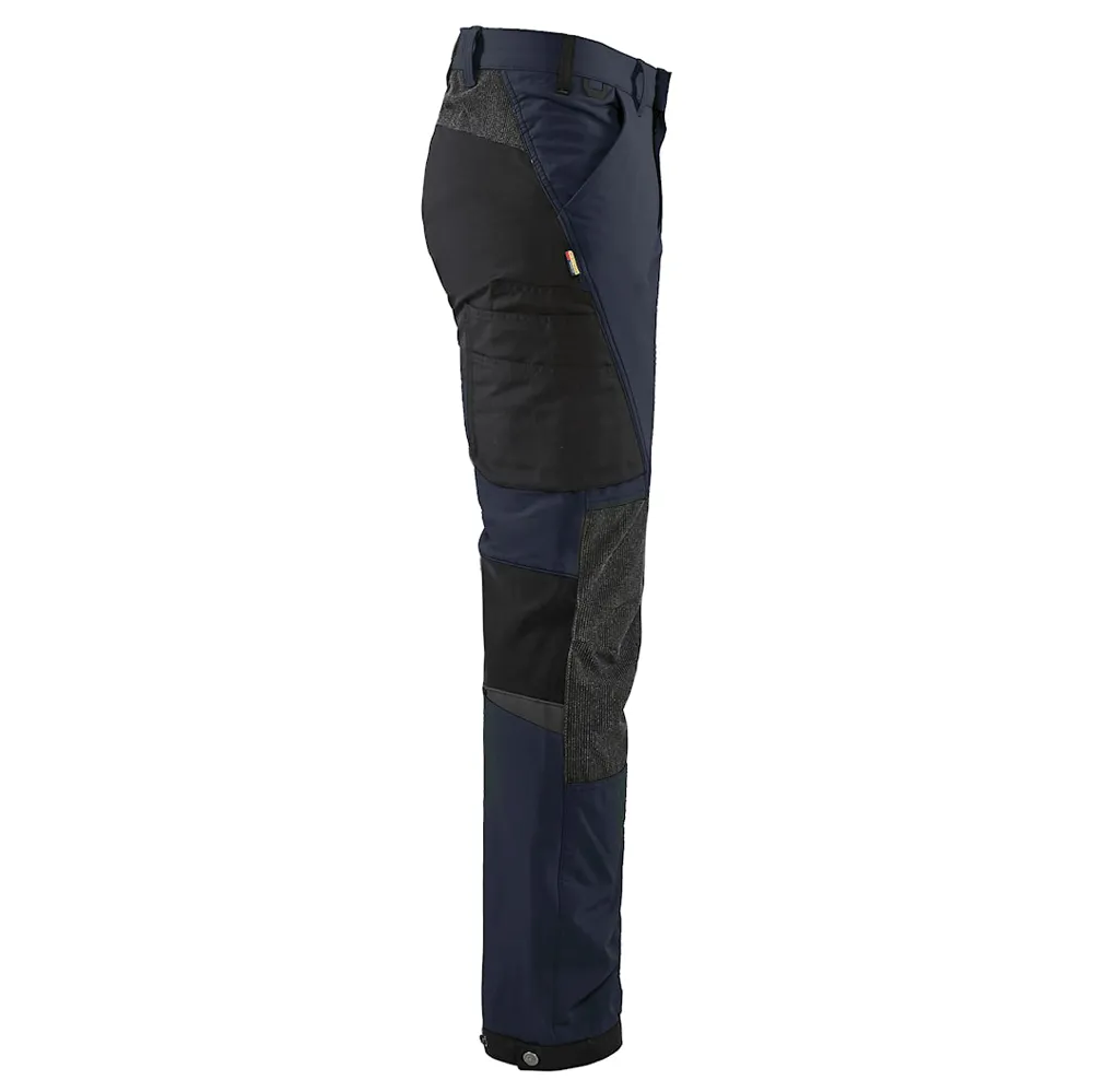 Blaklader 1422 4-Way Stretch Service Work Trousers Navy Blue / Black