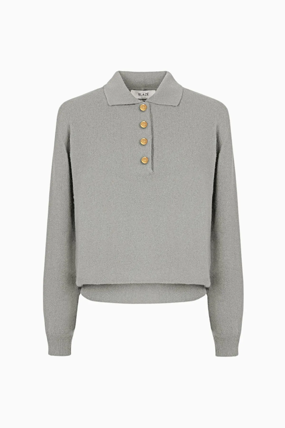 Blazé Milano Highland Polo Knit Jumper - Shark