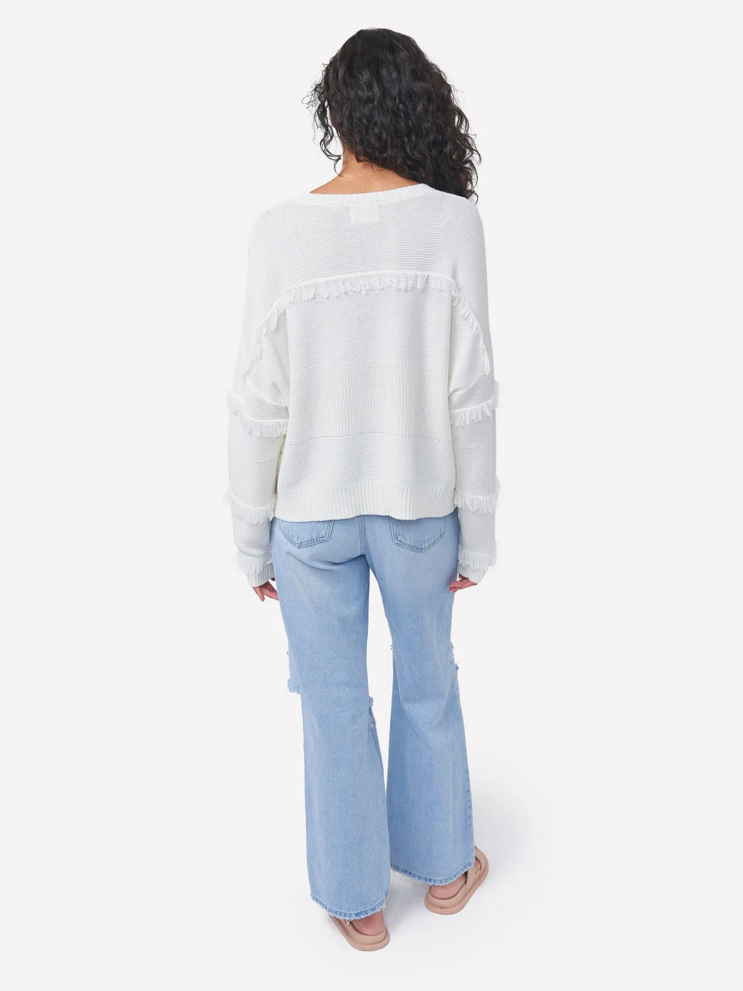 Boho Fringe Victory Crew Jumper