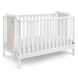 Brees 3-in-1 Convertible Island Crib - White/Graystone