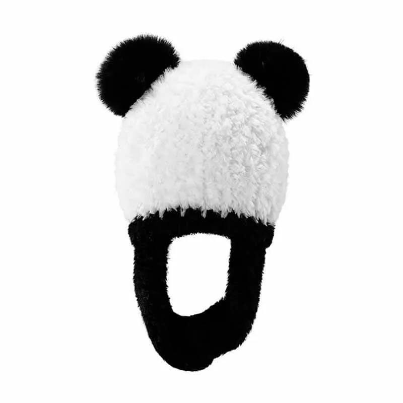 Cartoon Panda Trapper Hat