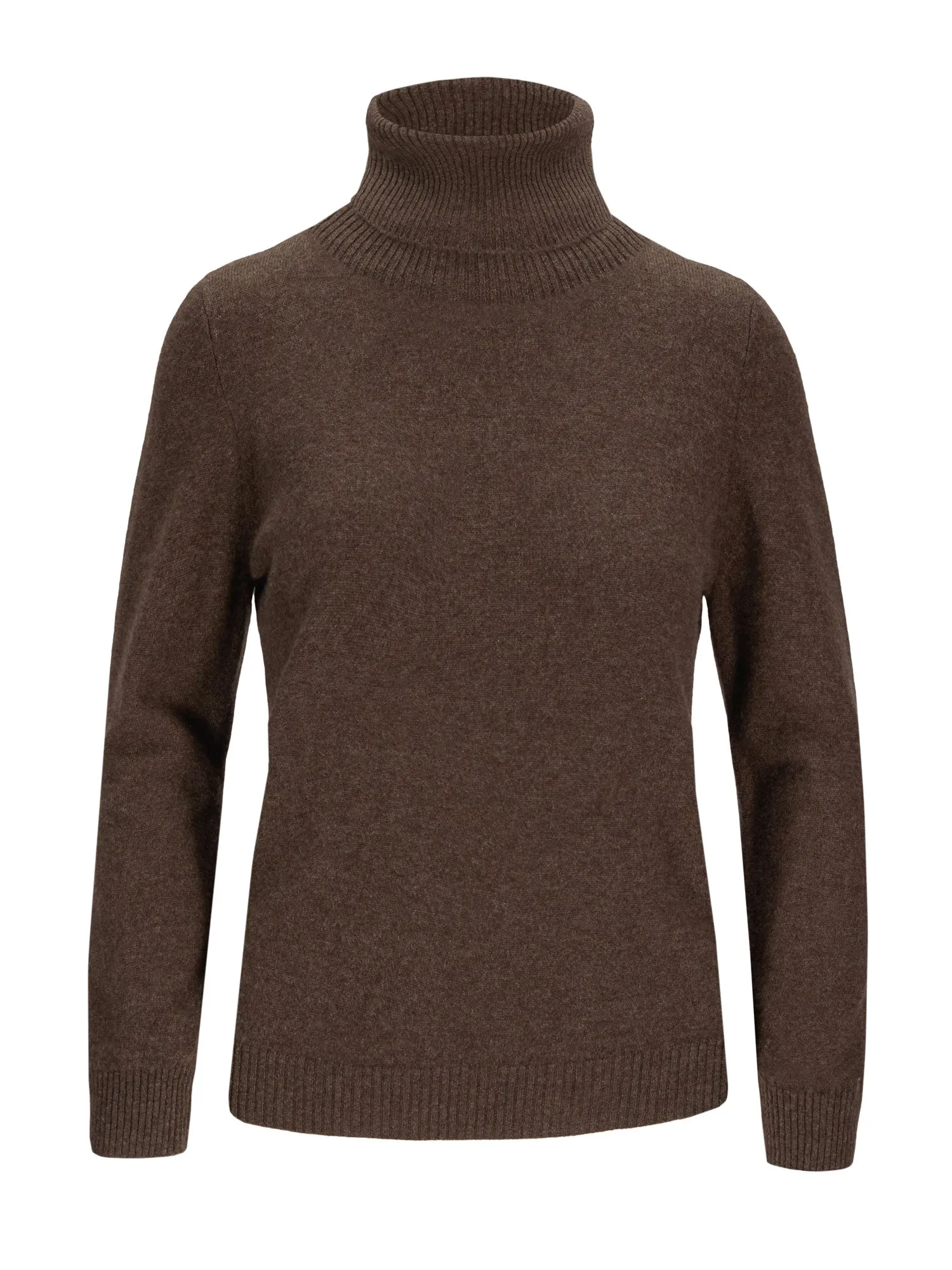 Cashmere sweater "Hedda" - dark brown