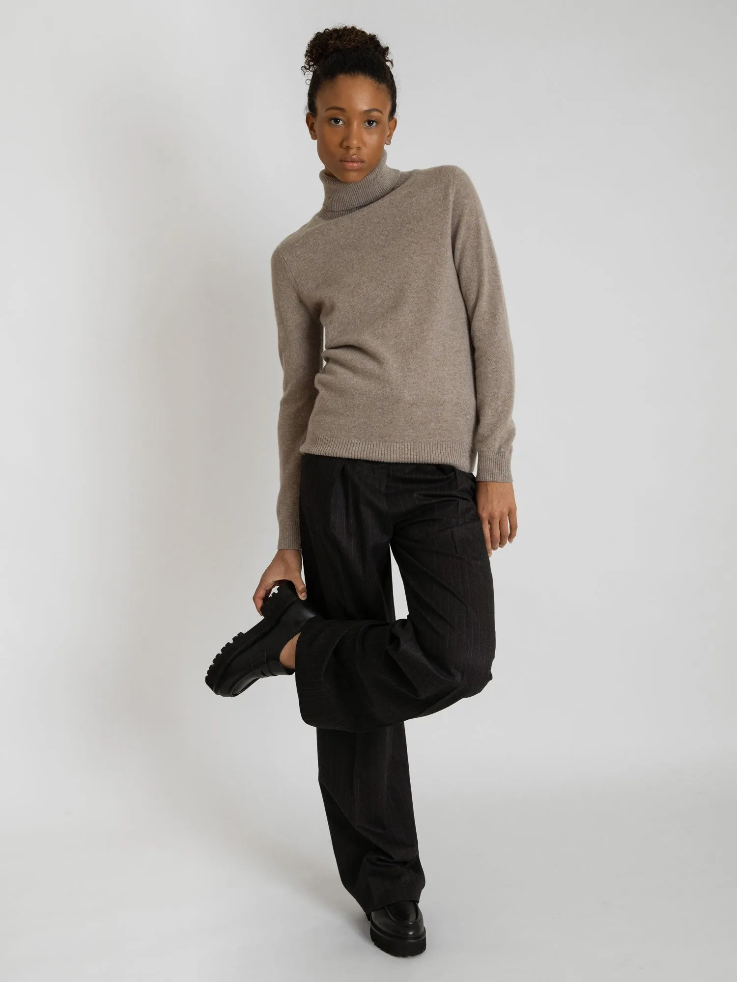 Cashmere sweater "Hedda" - toast