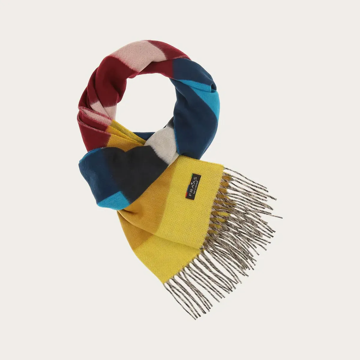 Cashmink Scarf with Block Stripes