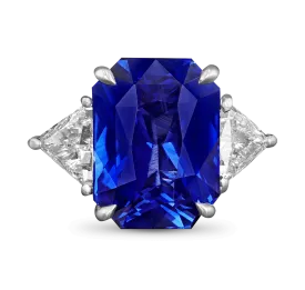 Ceylon Sapphire Ring, 10.52 carats