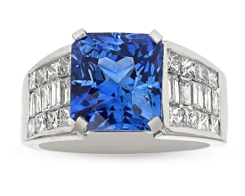 Ceylon Sapphire Ring, 9.13 Carats