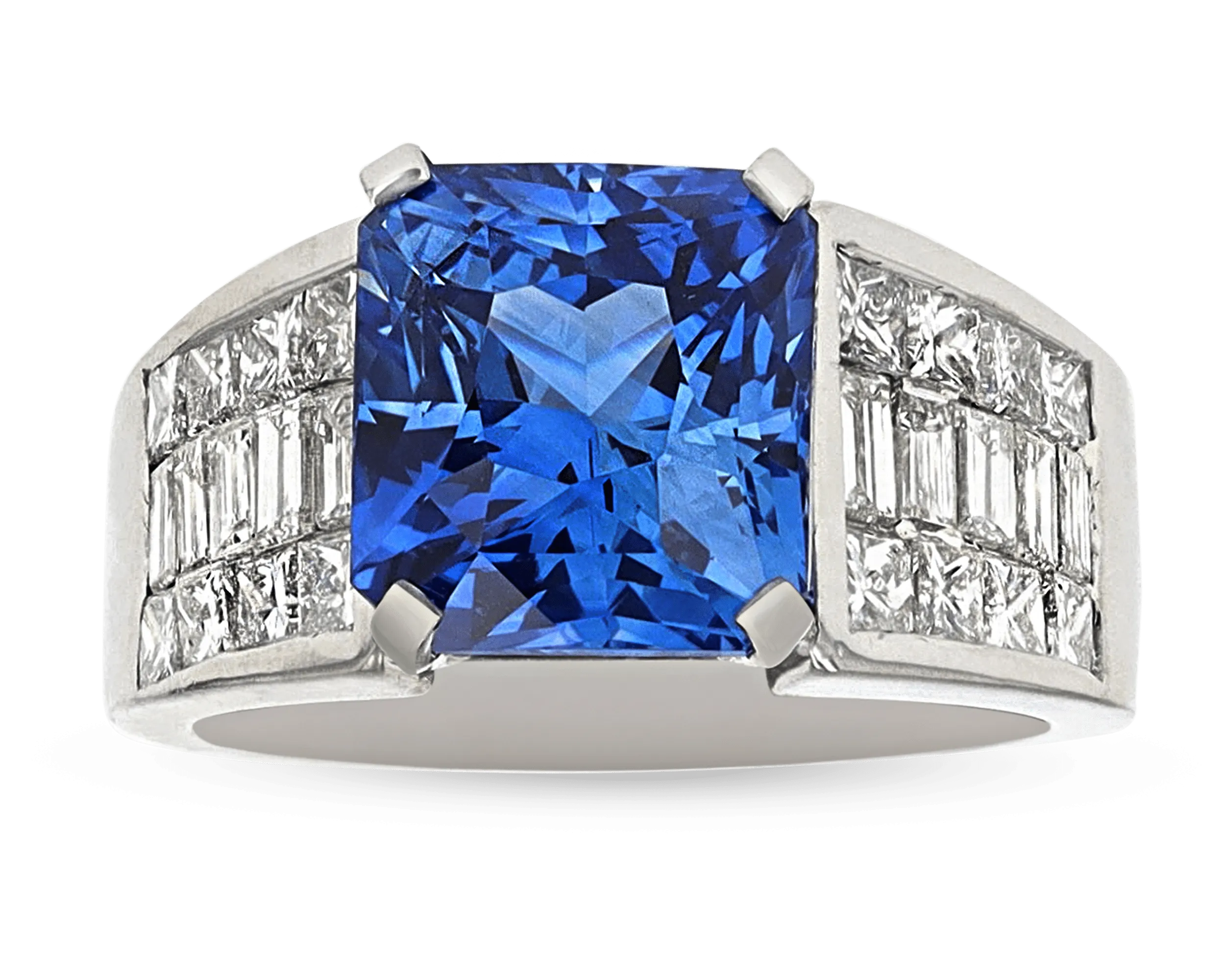 Ceylon Sapphire Ring, 9.13 Carats