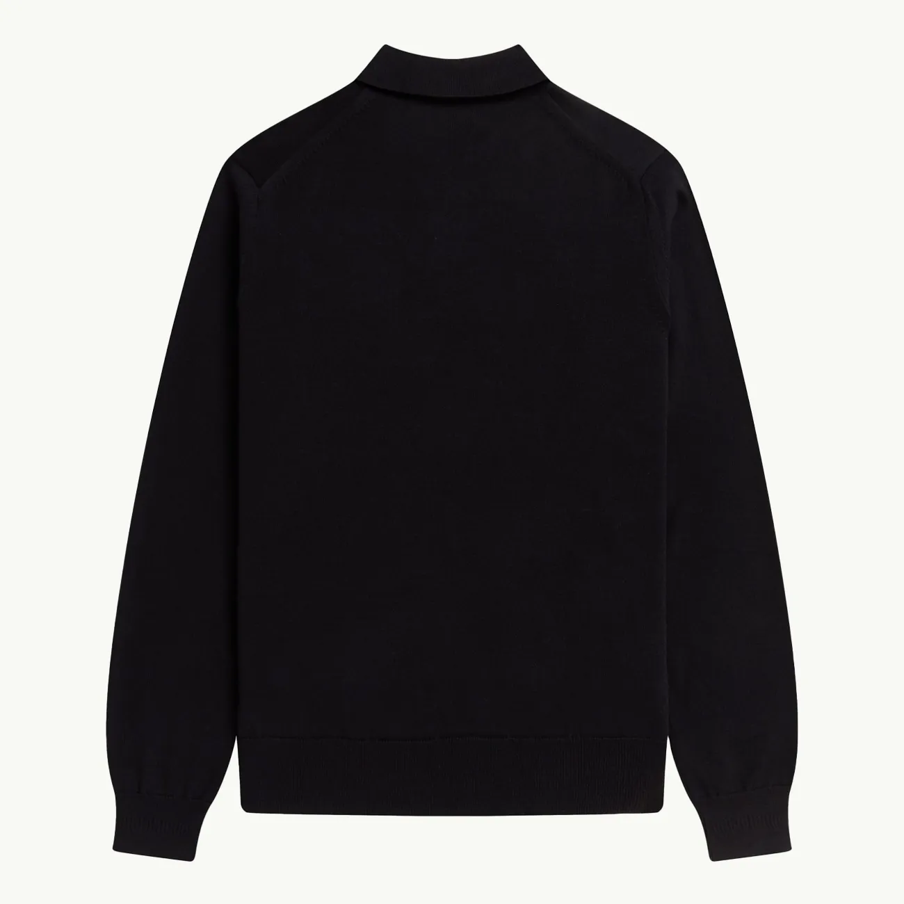 Classic Knitted LS Shirt - Black