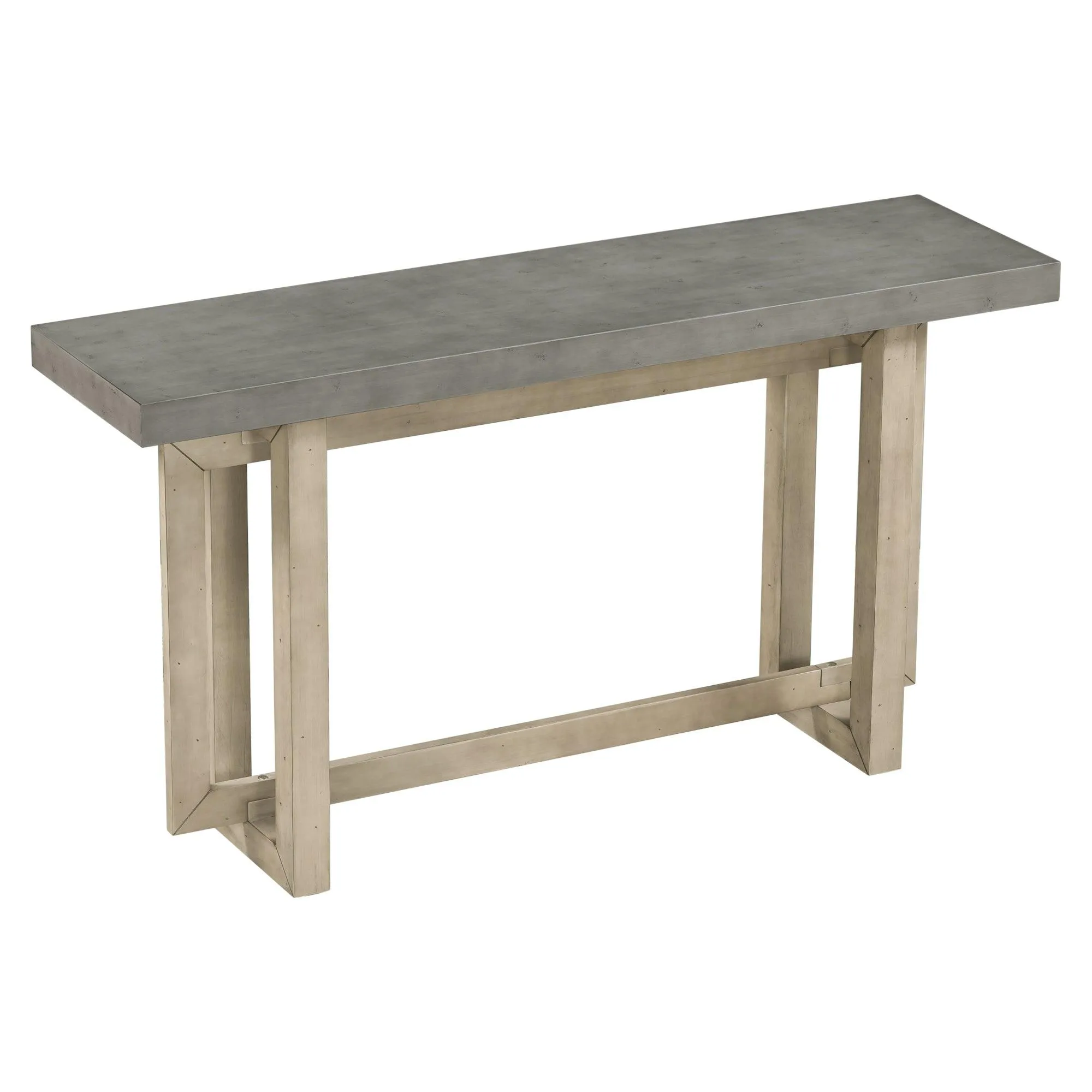 Contemporary Console Table with Wood Top, Extra Long for Entryway and Hallway